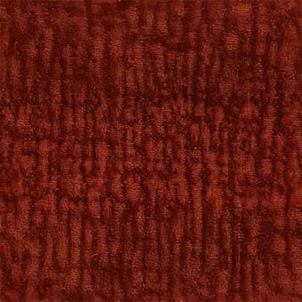 Reddish-brown woven fabric texture with vertical ribbing, matte finish, and a corduroy-like appearance; egoitaliano snake pattern.